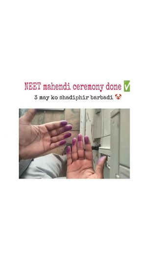 neet aspirant mahendi ceremony 😅✅🤡