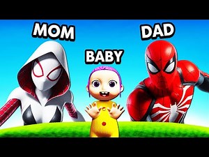 Adopted By SPIDERMAN FAMILY (Baby Simulator)