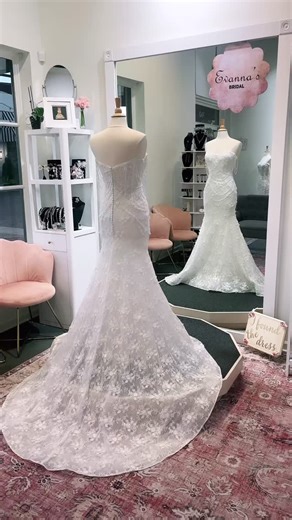 Jana 125102 By @callablanchedress The Jana dress is a sheath gown with a semi-sweetheart neckline, lace and pearl beading, and a romantic, floral style 🤍 Available now at @evannasbridal Book your wedding dress selection appointment now! #weddingdress #bridalboutique #bridalshop #bridetobe #bridalstyle #weddinginspiration #sayyestothedress #engaged #modernbride #realbride #shoplocal #luxurybride #bridalgown #weddingdressshopping #bridalaccessories #evannasbride #southernbride #shoplocal #shopsma