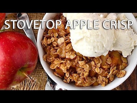 Stovetop Apple Crisp