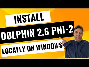 Install Dolphin 2.6 Phi-2 on Windows Locally - Good 3B Model