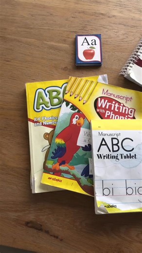 Have a little one who's hungry to learn? Our K4 Child Kit is the perfect way to lay a foundation in reading, writing, math, and more! First-time homeschool mom Bryn loved how easy it was to jump straight into learning and how flexible the curriculum was for her young family. Interested in learning more? 🛍️ Shop our K4 curriculum here: https://bit.ly/K4Curriculum | Abeka Homeschool