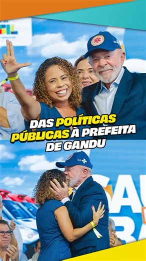 Luiz Inácio Lula da Silva on Instagram: "@dai_de_leodeneco, prefeita de Gandu (BA), resume o que milhões de brasileiras e brasileiros vivem: quando o governo anda do lado do povo, vidas mudam, sonhos se tornam possíveis e o Brasil avança. Educação, dignidade e oportunidade transformam destinos. 🇧🇷 🎥 @ricardostuckert"
