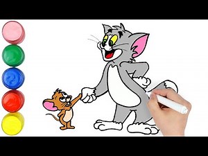 Tom & Jerry Çizim ve Boyaması - WB Kids | Nasıl Çizilir ? | Çocuklar için Boyama Videoları