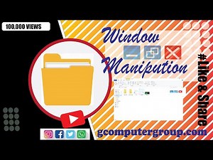 Lesson 3 Manipulation windows