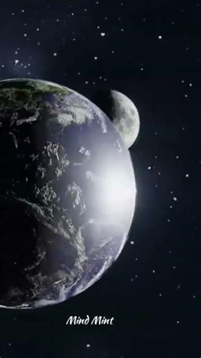 why moon have black spots 🌚? #moon #shorts