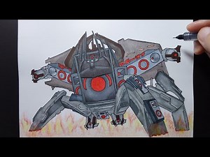 how to draw new titan speaker strider