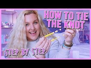 how to tie elastic bracelets - most secure knot ⚡️🤍🛍