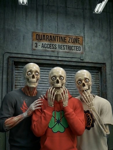 PART 2!! Gimana Cara Mereka Selamat? Trio Maut vs Kiamat Zombie🧟😱 #skeleton #zombie #zombieapocalypse #triomaut #horror