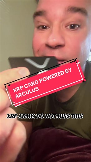 The XRP Card Powered By Arculus. #xrpcard #xrparmy #thedealking #thedealkingpresents #tiktokshopcreatorpicks