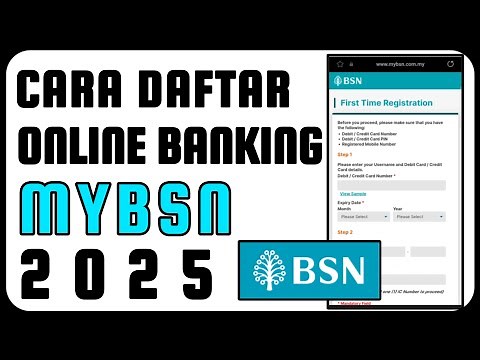 Cara Daftar myBSN Online Banking 2025 (Guna HP & Tanpa Pergi Bank!)