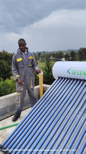 416 reactions · 40 comments | Installation of 200L pressurized solar water heater done in nyandarua kinanngop #plumbingservices #plumbingrepair #everyonehighlights #solarinstallation | Amatete Plumbing Solution | Facebook