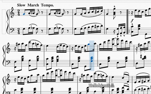 乔普林：《反射雷格（C大调版）》-Scott Joplin：Reflection Rag（1917年出版的拉格泰姆慢速进行曲）