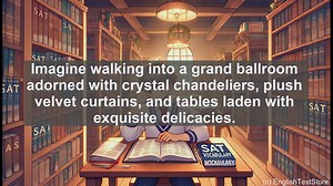 5000 Must Know SAT Vocabulary - Sumptuous: A Word for Luxury and Extravagance