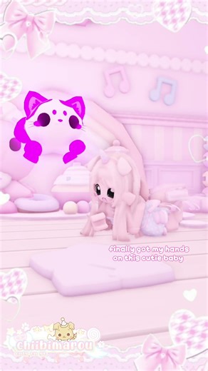 love mi new baby ♡ #adoptmeroblox #cutecore #roblox #cute #robloxgame #sanrio #adoptme #viral #fyp