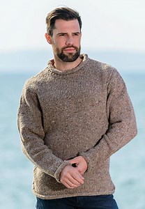 Handmade Fisherman Sweater With Sleeves, Knitwear, Cable Knit Sweater, Knitted Sweater, Custom Sweaters, Mens Turtleneck - Etsy