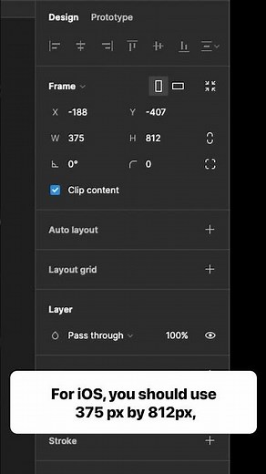 Frame sizes for designing applications #figma #productdesign #ios #ux