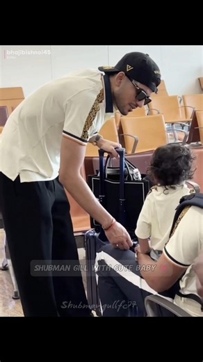 Shubman Gill lovingly playing with a little boy 💗🥹🤌🏻 #shubmangill #gujarattitans #ipl2026 #love