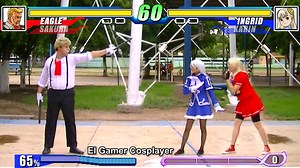 26K views · 1.2K reactions | Ingrid and Karin team up to take on British Eskrima Street Fighter Eagle in this Real Life adaptation of Capcom Fighting Evolution by El Gamer Cosplayer #ElGamerCosplayer #CapcomFightingEvolution #CapcomFightingJam #StreetFighter #StreetFighterLiveAction #StreetFigherCosplay #StreetFighterReal #StreetFighterVidaReal #StreetFighterRealLife #CapcomCosplay | El Gamer Cosplayer | Facebook