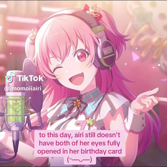 🍑 | SHES SO CUTEE - #airimomoi #プロセカ #fyp #pjskfyp #prsk | airi birthday card