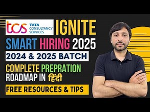 TCS Ignite and Smart Hiring 2025 and 2024 Batch Complete Roadmap | TCS Ignite Hiring #tcshiring