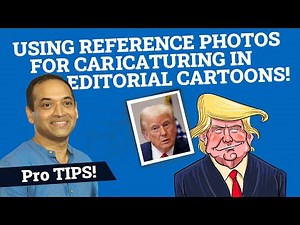 Using Reference Photos For Caricaturing In Editorial Cartoons l Learn To Draw Cartoons