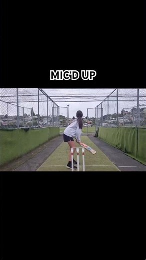 MiC’D UP iN THE NETS 🏏🎤 #trending #micdup #australian #fypシ