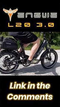ENGWE L20 3.0 Folding FULL SUSPENSION Ebike Review | 8A FAST CHARGER | Quality & Power #shorts