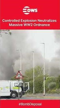 "BOMBS AWAY": Dramatic Footage of WW2 Bomb Detonation in Plymouth | DWS News | AH1C