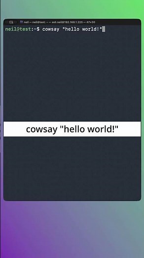 A Bit of Linux Terminal Fun With The cowsay Command