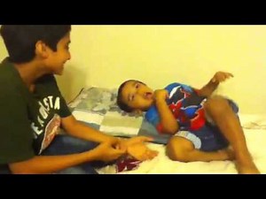 That kid gets tickled!