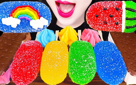 Jane ASMR UNMELTING ICE CREAM EATING