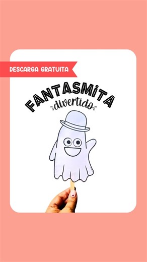 En Primer Ciclo ® - Recursos Docentes. Ideas para tu aula on Instagram: "¡Fantasmita divertido! 👻 ¡Para terminar octubre jugando! 🩷 Lo podés descargar gratis desde el enlace que se encuentra en el perfil 🩷 ¡Déjale un me gusta! #halloween #escuelaprimaria #docentes #primerciclo #actividadeslúdicas"