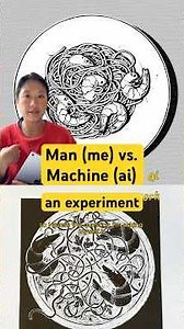 Man (me) vs machine (AI) - a creative experiment