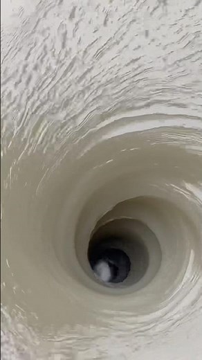 Incredible complete process of black hole/vortex/whirlpool formation in reservoir