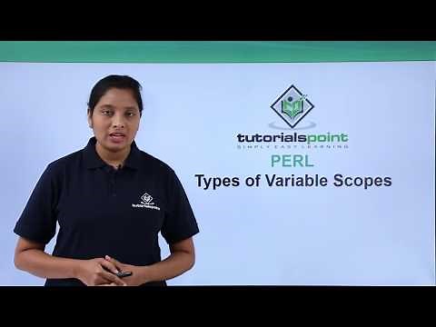 Perl Types of Variable Scopes