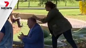 Craig Kelly egged and labelled a 'Nazi lover'