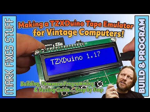 Building a TZXDuino & How to program (or Update) the Firmware!