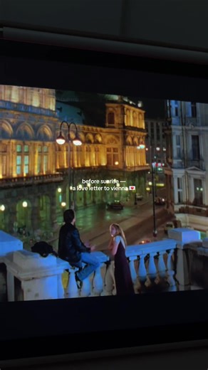 Before Sunrise (1995) is a quiet, romantic film about two strangers who meet on a train and decide to spend one night walking through Vienna 🤍 Through long conversations, empty streets and small moments, the city becomes part of their love story. #vienna #austria #beforesunrise