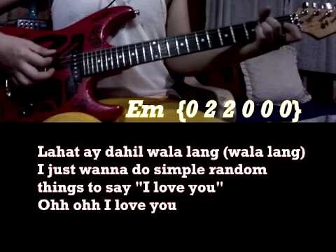 Randomantic by James Reid Guitar Chords