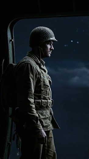 They Dropped Him Into Darkness…(D-Day Paratrooper Story) #shorts #dday #ww2 #cinematic #history #fyp