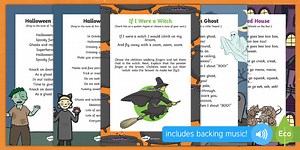 Halloween Rhymes and Songs Resource Pack
