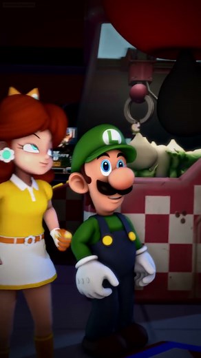 Daisy Punches Luigi [SFM Fails]