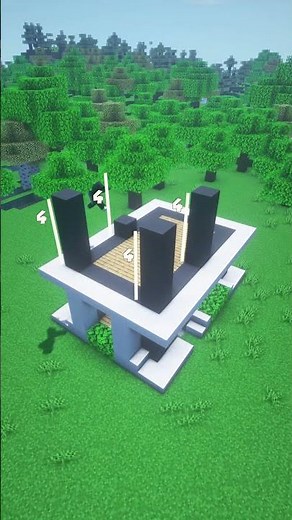 Casa Moderna | Tutorial Minecraft #shorts