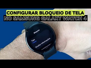 SETTING UP SCREEN LOCK ON SAMSUNG GALAXY WATCH 4 SMARTWATCH