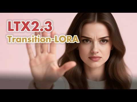 ltx2.3 -3 Steps to Perfect Transfers & Transitions|The Secret LoRA for Seamless Video Transitions