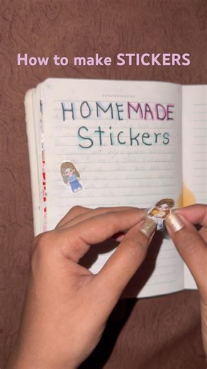 Homemade cute stickers ✨❤️