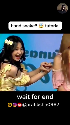 hand snake tutorial 🫡!! let's learn with me 🙂✨ #shorts #magicshorts #learningday