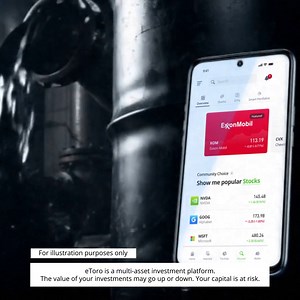 Global tensions ripple through the energy sector 🌍 On eToro, you can invest in energy stocks like Exxon, Shell, and BP, along with traditional energy ETFs and Smart Portfolios - all in one app. Seize the momentum. | eToro