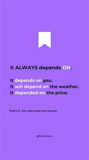 English Grammar Tip: Always Use ‘Depend On’ Correctly | Common Preposition Mistake